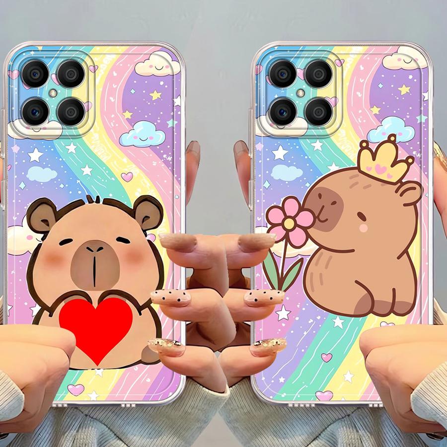 Colorful Capybara Soft Phone C - Phone Cases Honor ulasan dan harga
