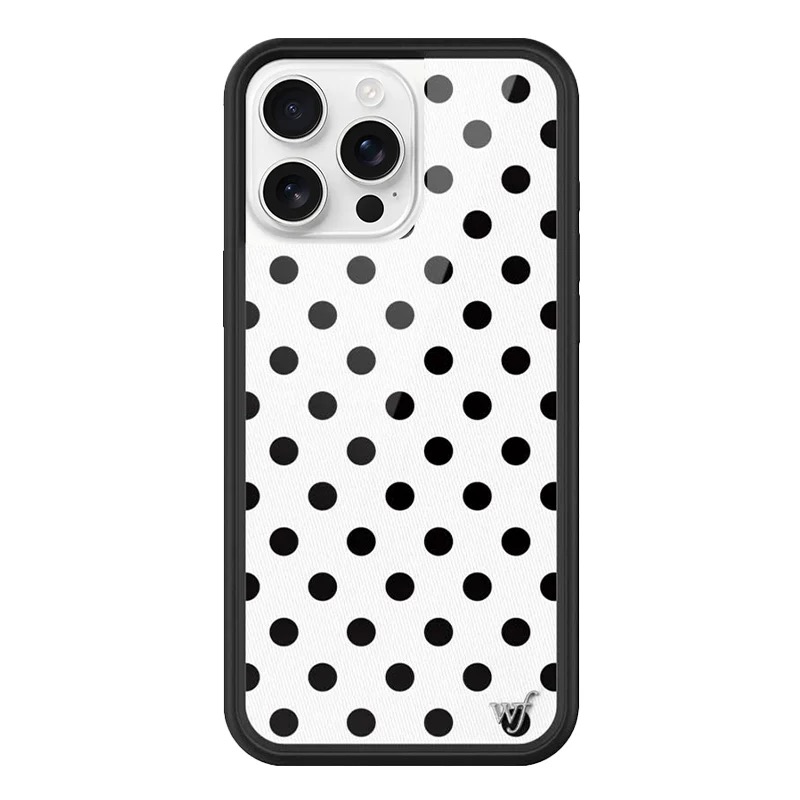 Wildflower Black white polka d - Phone Cases Wildflower ulasan dan harga