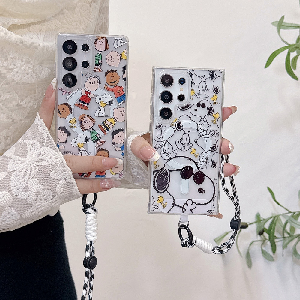 Cute Cartoon Snoopy Charlie Br - Phone Cases Brown ulasan dan harga