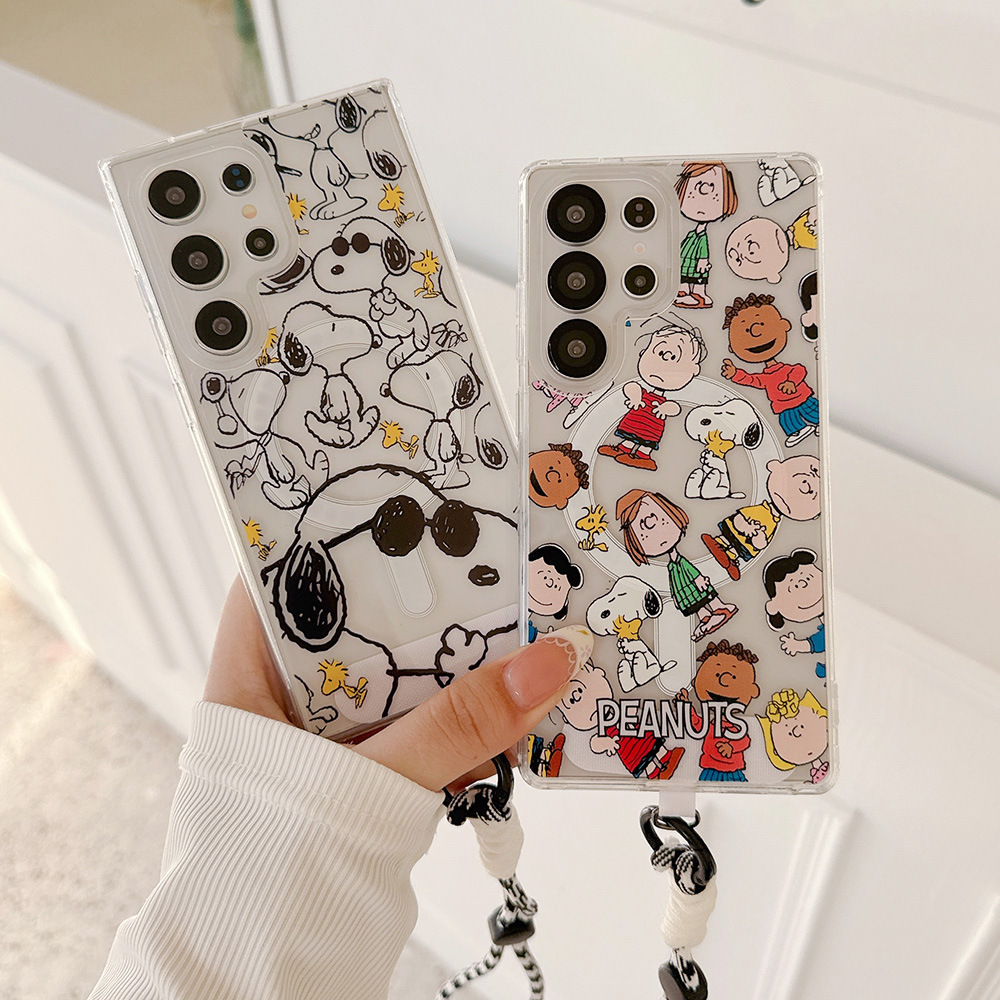 Cute Cartoon Snoopy Charlie Br - Phone Cases Brown ulasan dan harga