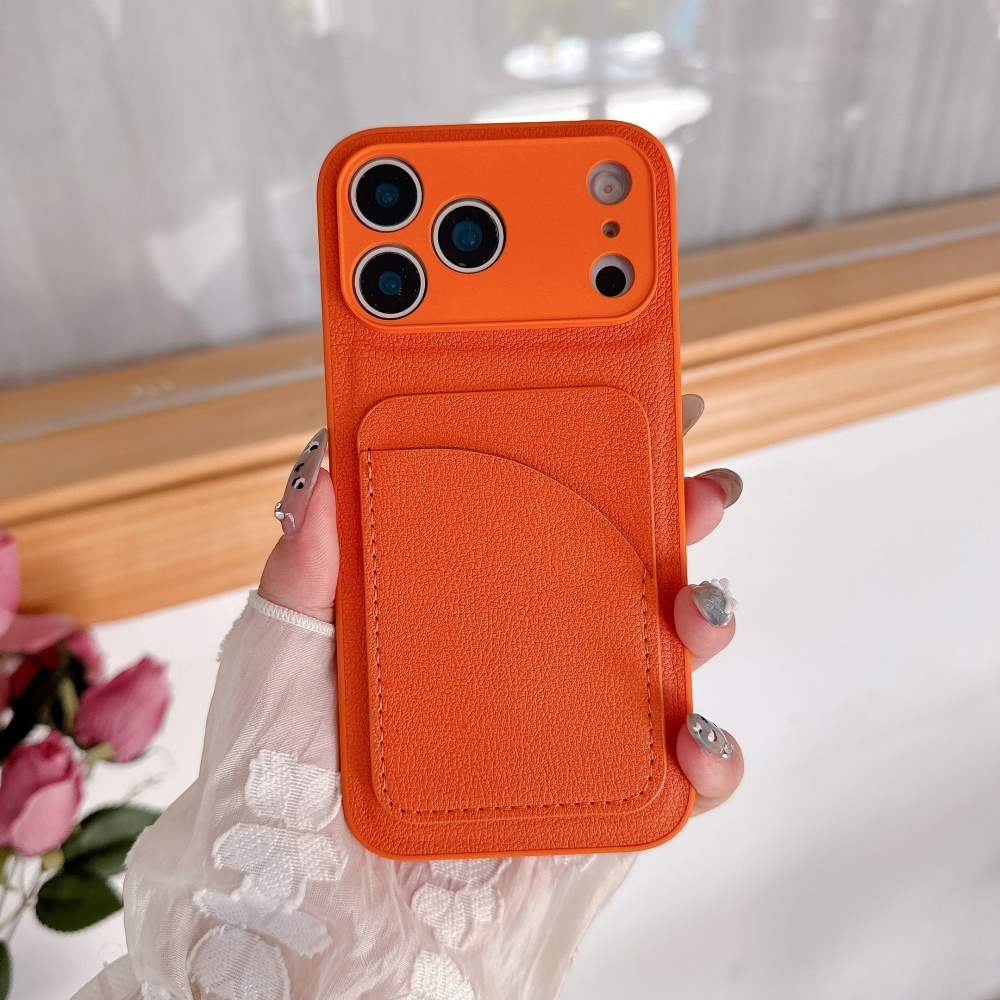 Luxury Advanced Orange Leather - Phone Cases Orange ulasan dan harga