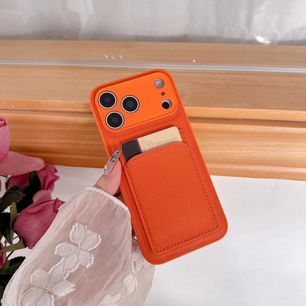 Luxury Advanced Orange Leather - Phone Cases Orange ulasan dan harga