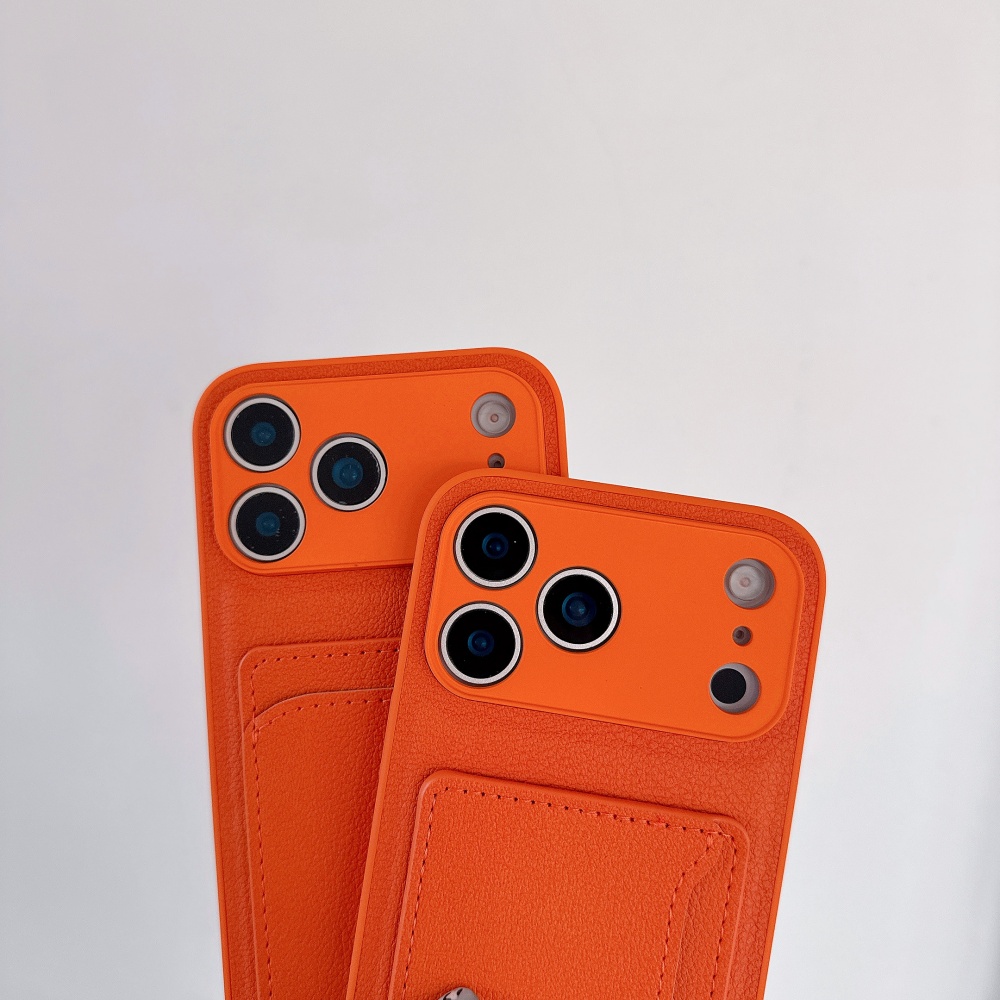 Luxury Advanced Orange Leather - Phone Cases Orange ulasan dan harga