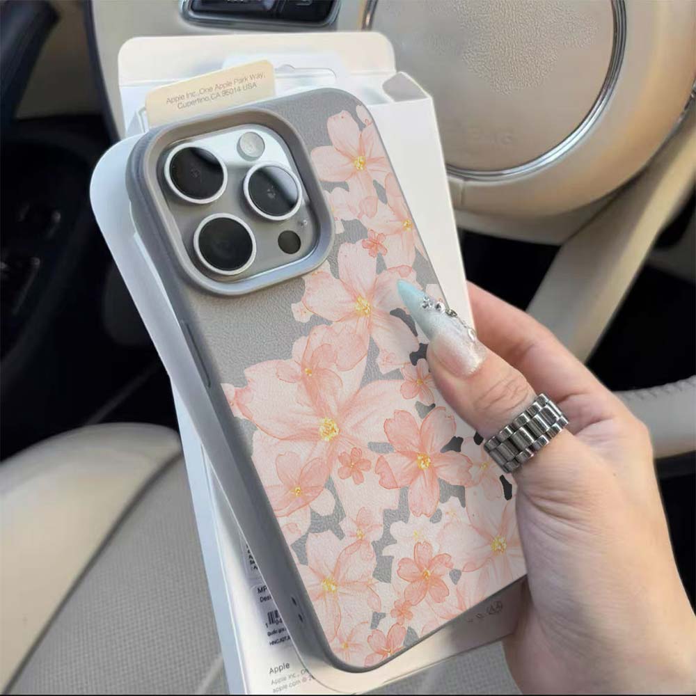 Pink Sakura Floral Matte Phone - Phone Cases Xr Iphone ulasan dan harga