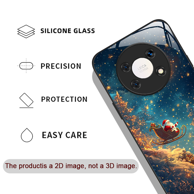 Cute Christmas Santa Claus Pat - Phone Cases Honor ulasan dan harga
