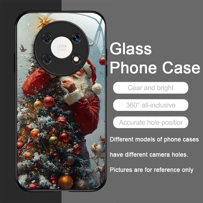 Cute Christmas Santa Claus Pat - Phone Cases Honor ulasan dan harga
