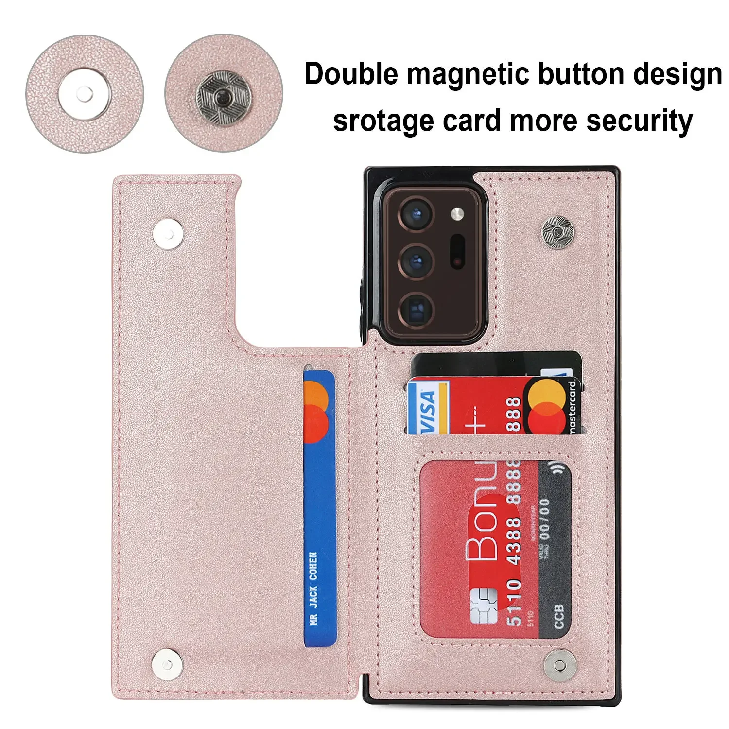 For Samsung Galaxy Note 10 Plu - Leather Folio Wallet Case ulasan dan harga