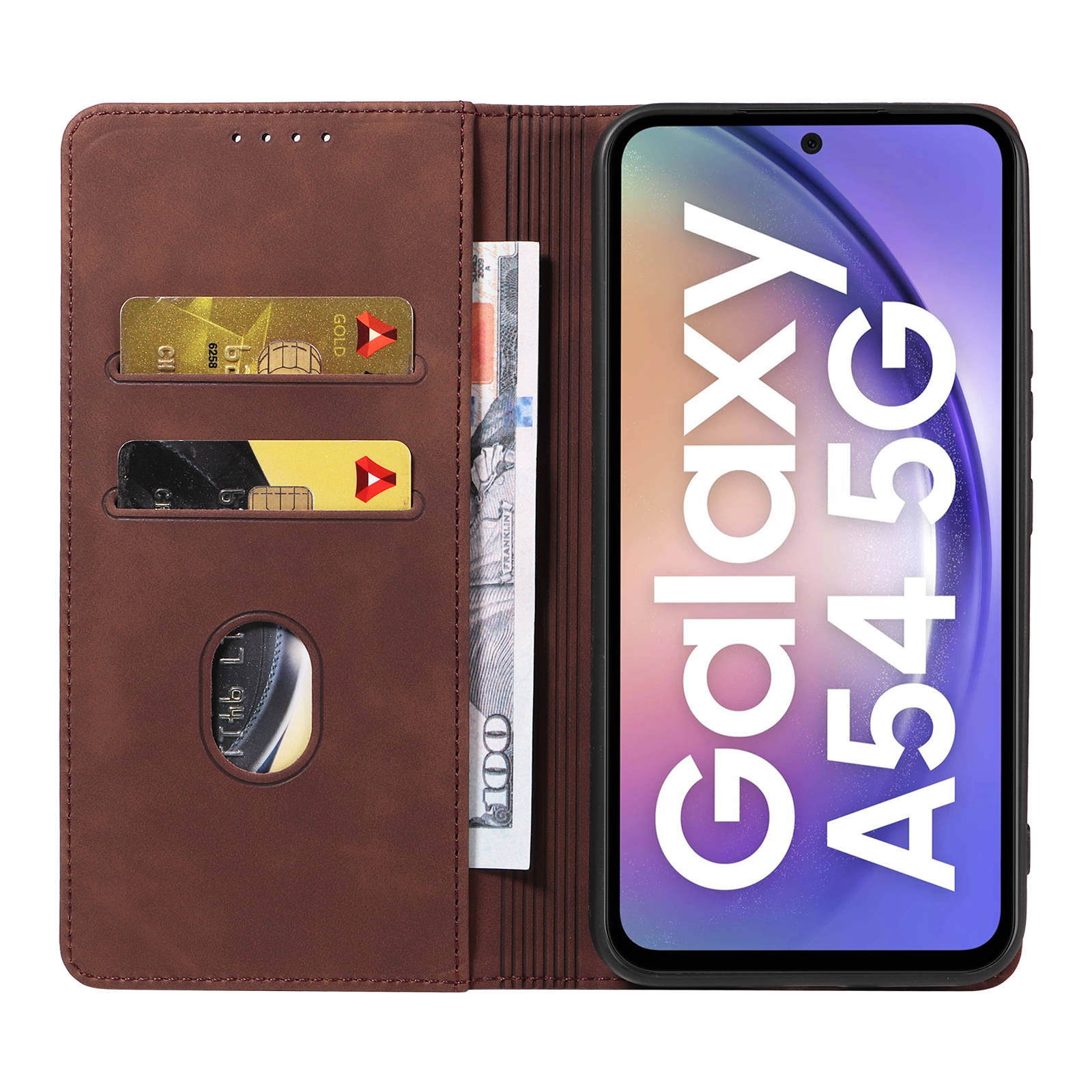 Flip Wallet Case for Samsung G - Leather Folio Wallet Case ulasan dan harga