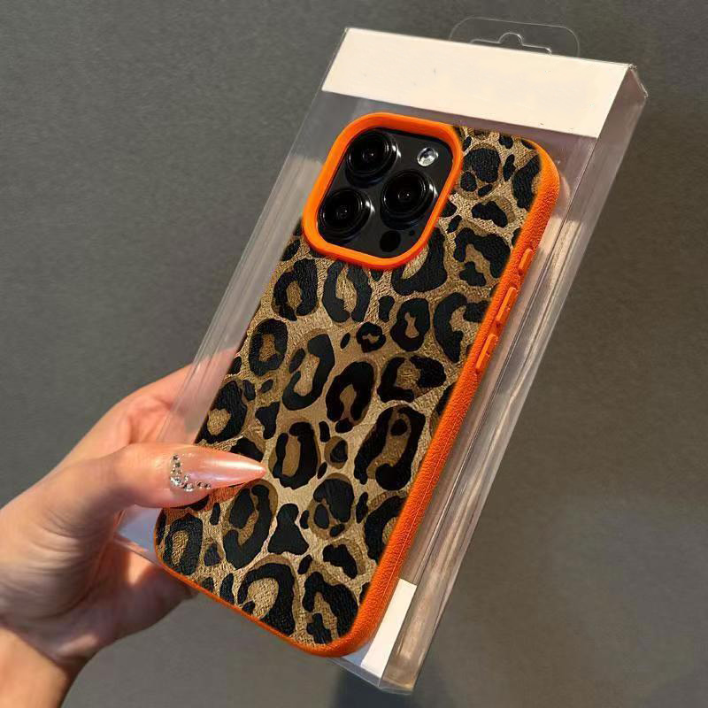 INS Brown Leopard Print Phone  - Phone Cases Brown ulasan dan harga