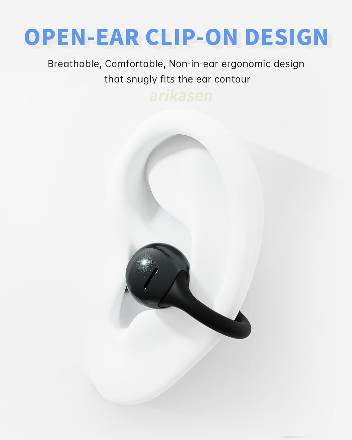Clip on Earbuds Bluetooth 6.0  - Phone Cases On Amazon ulasan dan harga