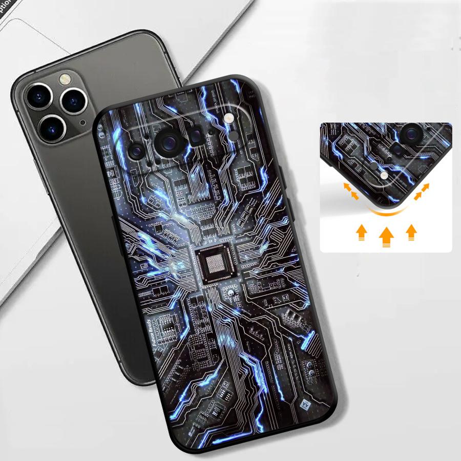 Retro Circuit Board Funda Phon - Phone Cases Pixel 10 ulasan dan harga