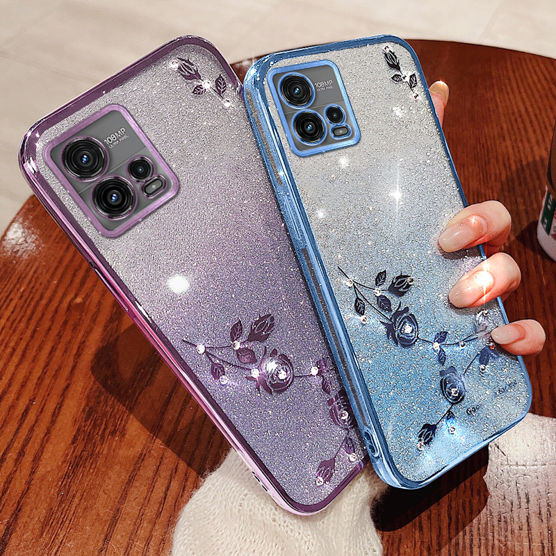 Plating Floral Case for Motoro - Phone Cases Moto G 2025 ulasan dan harga