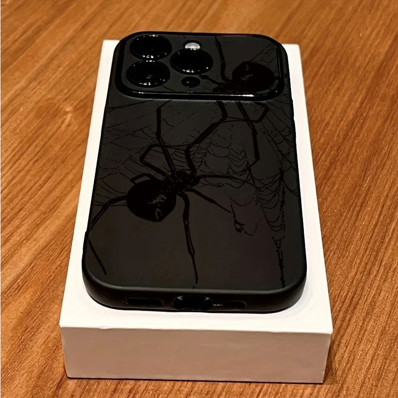 Cool Black Spider Pattern Phon - Phone Cases Iphone 11 ulasan dan harga