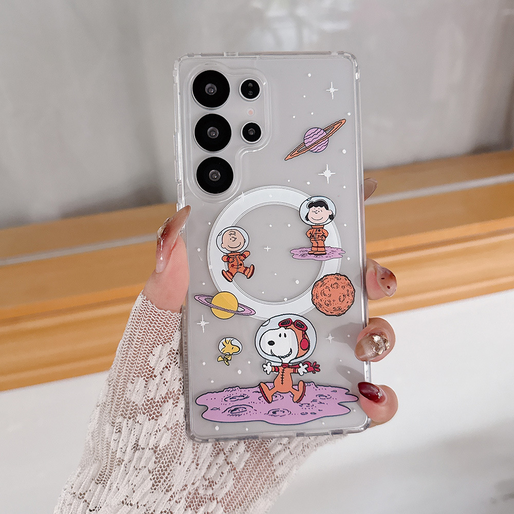 Cute Cartoon Snoopy Charlie Br - Phone Cases Brown ulasan dan harga